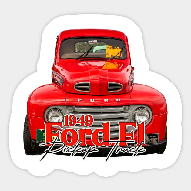 1949 Ford F1 Pickup Truck Sticker by Gestalt Imagery